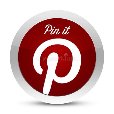 Pinterest - pin it button editorial image. Illustration of network ...