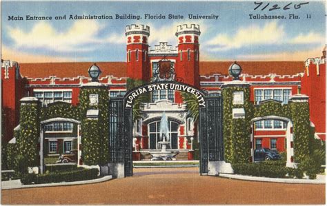 Main entrance and administration building, Florida State University ...