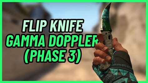 ★ Flip Knife Gamma Doppler (Phase 3) | CSGO Knife Showcase