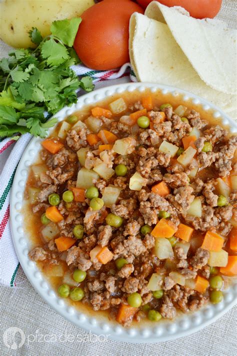 Picadillo fácil - Pizca de Sabor