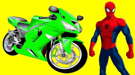 SPIDERMAN SUPER BIKE - YouTube