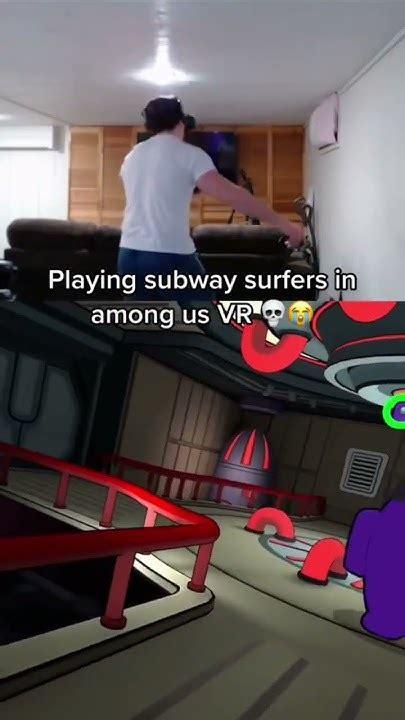 Playing Subway Surfers in Among Us VR - YouTube