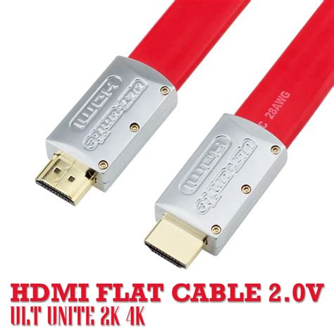 HDMI Flat Cable Ult Unite 2.0V 2k 4k 5m | High-Speed Connectivity