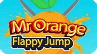 Play Mr. Orange Flappy Jump game online for free | 4GameGround.com