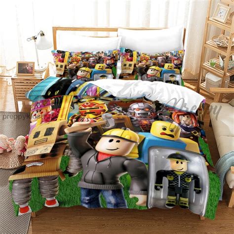 Roblox Bed Construction World 3pc 3D Bed Comforter Set (NO. 35 ...