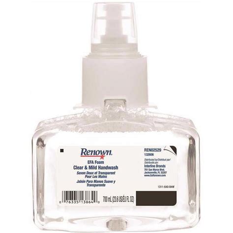 Renown REN02529 EFA 700 ml Foam Hand Soap Clear - Walmart.com