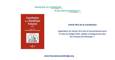 Article 49.3 pour le budget 2023, quelles conséquences pour les ...