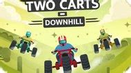 Play Two Carts Downhill game online for free | 4GameGround.com