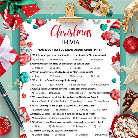 Christmas trivia games trivia questions with answers christmas games ...