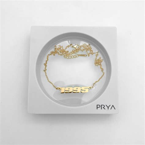 Birth Year Necklace | Personalised Jewellery | PRYA UK