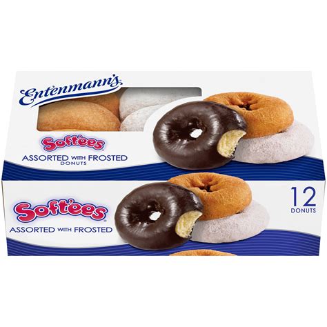 Entenmann's Soft'ees Assorted With Frosted Donuts, 12 Count Box ...