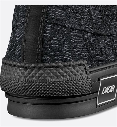 B23 League Low-Top Sneaker Black Dior Oblique Jacquard | DIOR