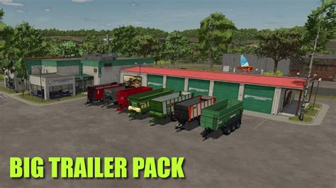 FS25 Пакет больших прицепов v1.0.0.0 мод | Farming Simulator 25 моды