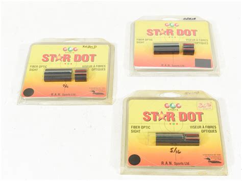 Star DOT Fiber Optic Sights