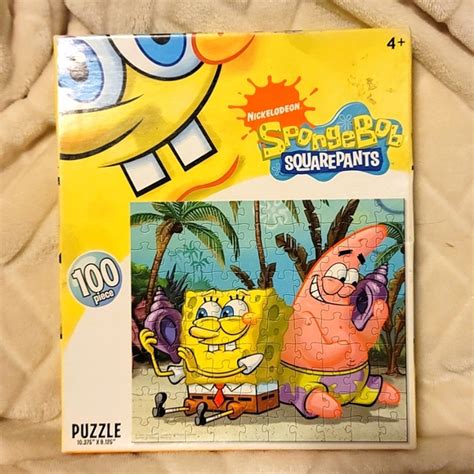 Nickelodeon | Toys | Vintage Spongebob Squarepants Jigsaw Puzzle | Poshmark
