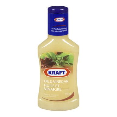 KRAFT Oil & Vinegar Dressing, 250ml/8.5oz., (Imported from Canada ...