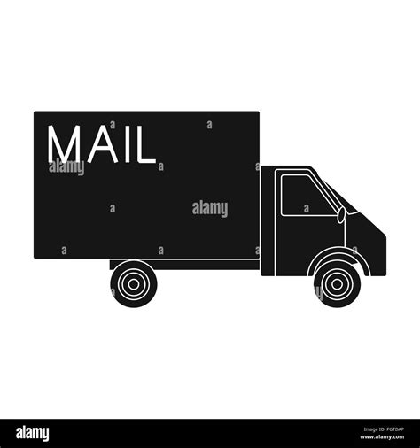Mail carrier vehicle Stock Vector Images - Alamy