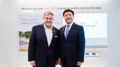 BYD and Shell Partner on Charging for 100,000 Electric Vehicle Customers
