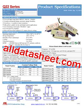 Q22 Datasheet(PDF) - List of Unclassifed Manufacturers