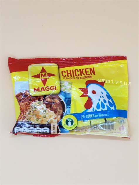 Maggi Star Cubes & Maggi Chicken Flavor Seasoning Cubes ,80g X 20 Cubes ...