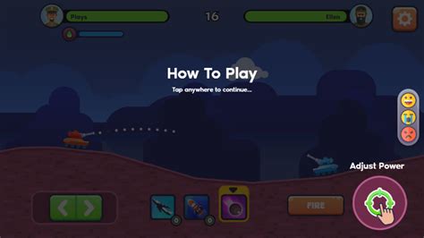 🕹️ Play Tanks PVP Showdown Game: Free Online 2 Player Tank Battle Video ...