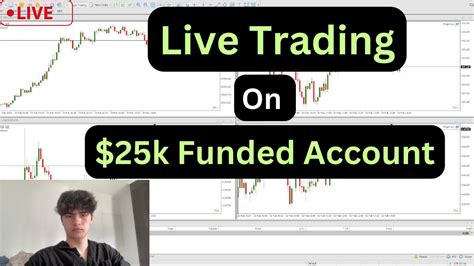 Live Trading On $25K Live Funded Account - YouTube