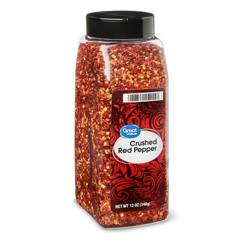 Great Value Crushed Red Pepper, 12 oz - Walmart.com - Walmart.com