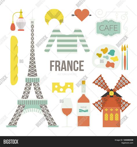 French Symbols Vector & Photo (Free Trial) | Bigstock