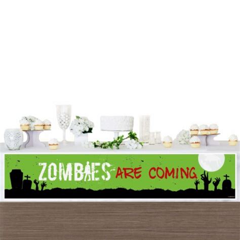 Big Dot of Happiness Zombie Zone - Halloween Zombie Crawl Party ...