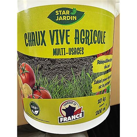 Chaux Vive Agricole En Granulés - Graines Baumaux