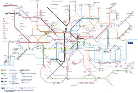 London Tube Map and Zones 2023 | Chameleon Web Services