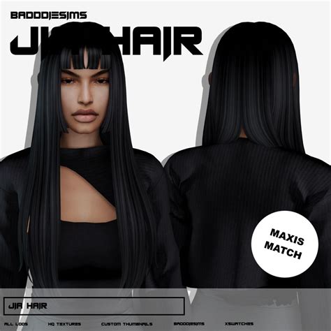 aries : badddiesims: BADDDIESIMS JIA HAIR [ PUBLIC RELEASE...