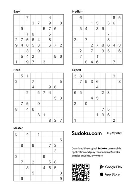 Sudoku gratis da stampare - Sudoku.com