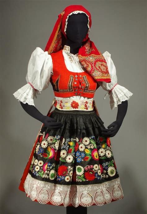folk costume - Slovakia | Traditional outfits, Folk costume, Folk dresses