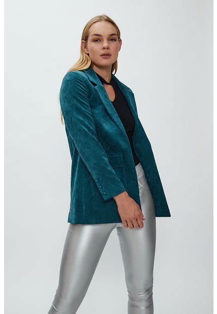 Blazer iO Liso Verde Petróleo - Calce Regular - Compra Ahora | Dafiti Chile