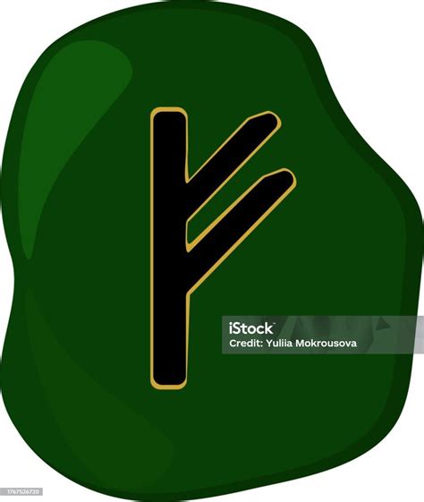Rune Fehu Runes Classiques Icônes De Lalphabet Runique Celtique ...