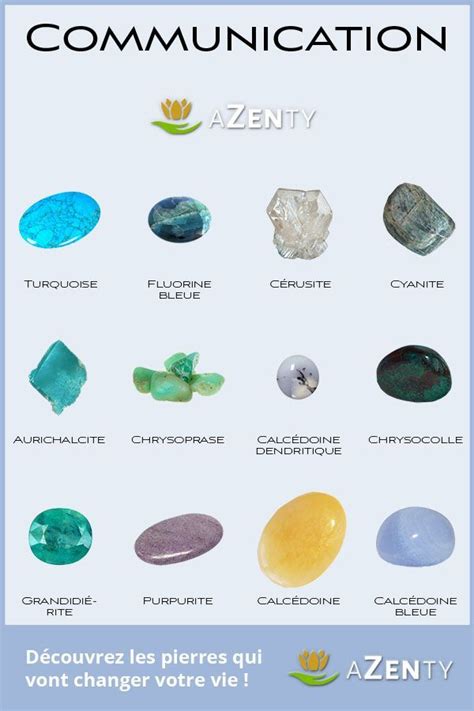 Les pierres pour aider à communiquer. Découvrez les bienfaits des ...