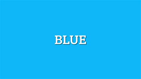 Blue Pronunciation | Native English Speaker | United States of America ...