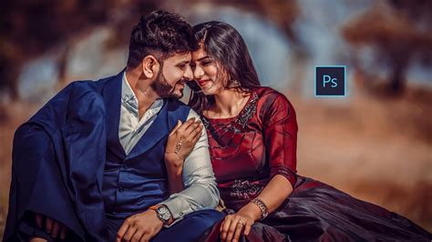 Pre wedding photoshoot | Couple photo editing | Photoshop tutorial ...
