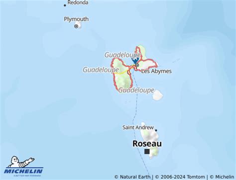Carte MICHELIN Guadeloupe - ViaMichelin
