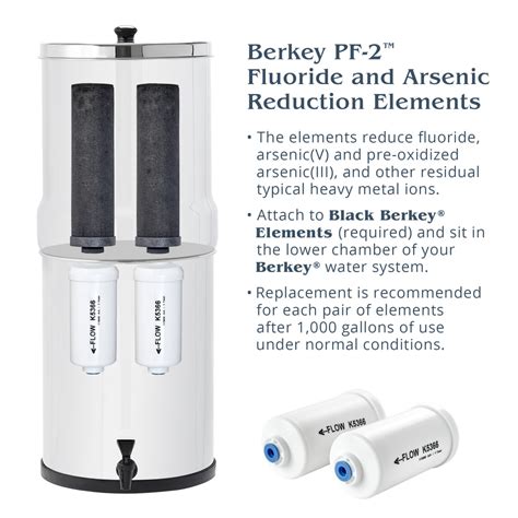 Filtres au Fluorure Berkey PF-2 - Berkey Water Filters