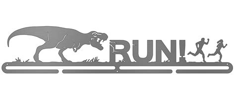 T-Rex - RUN! | Sport & Running Medal Displays | The Original Stainless ...