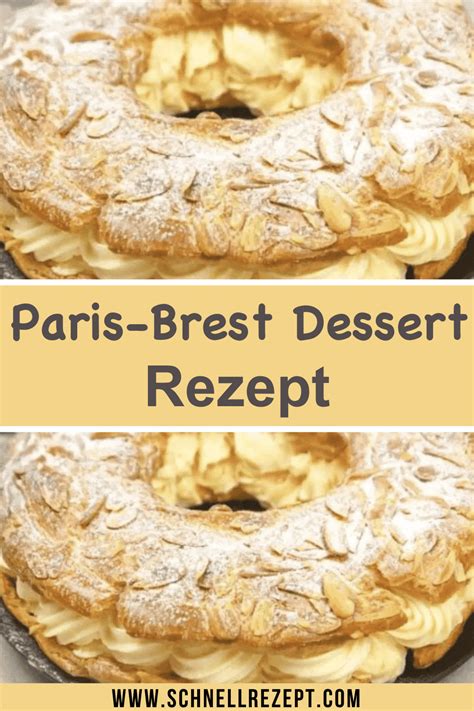Paris-Brest Dessert rezept - Schnelle Rezepte