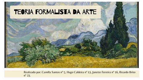 TEORIA FORMALISTA DA ARTE | Genially