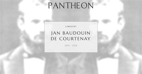 Jan Baudouin de Courtenay Biography | Pantheon