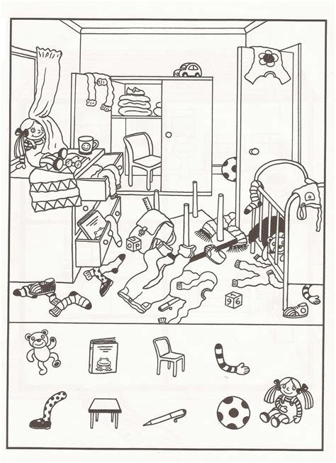 Easy Hidden Pictures Worksheets