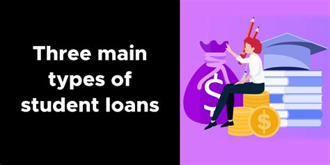 Expert advice on the three main types of student loans