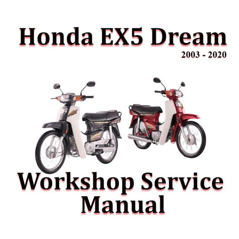 Honda EX5 Dream 2003 - 2020 Service Manual (Vietnam Language) | Shopee ...