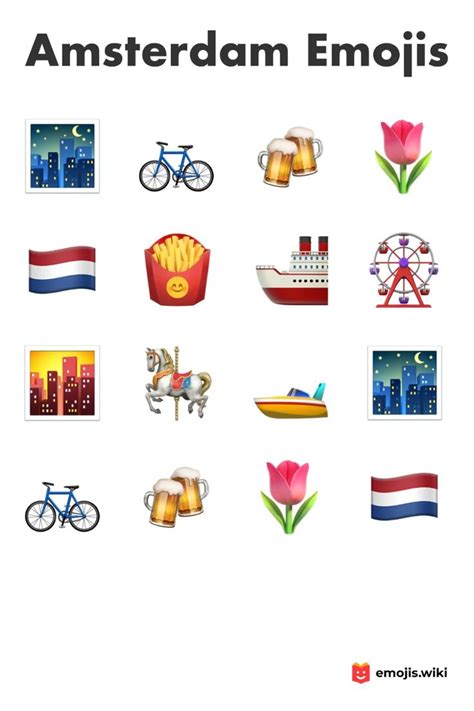🌃🚲🍻 Amsterdam Emojis | Good apps for iphone, Emoji combinations ...