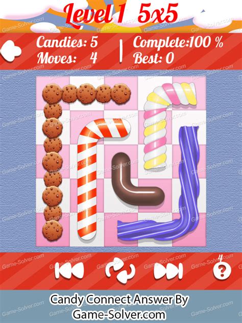 Candy Connect Blue Pack Answers • 2020 • Game Solver